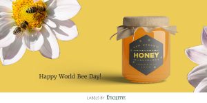World Bee Day - Honey Labels by Etiquette Labels.