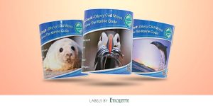 Digital, custom printed, self-adhesive labels by Etiquette Labels