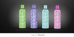 Printed self-adhesive labels for Noeon Sheep bubble bath product