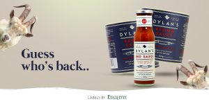 Dylan's Bootle Label Image and Goat from LLandudno