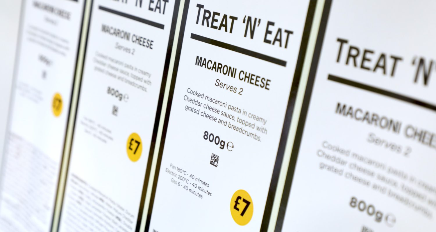 Morrisons Treat and Eat Food Labels