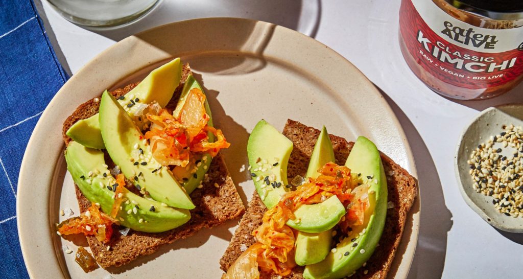 Food labels for Eaten Alive Classic Kimchi