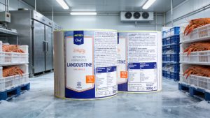 Frozen Seafood Labels for Macduff Shellfish