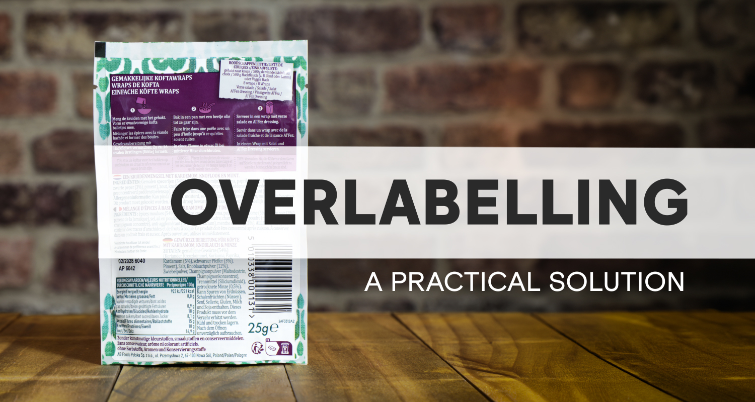 Overlabelling is a practical solution for businesses