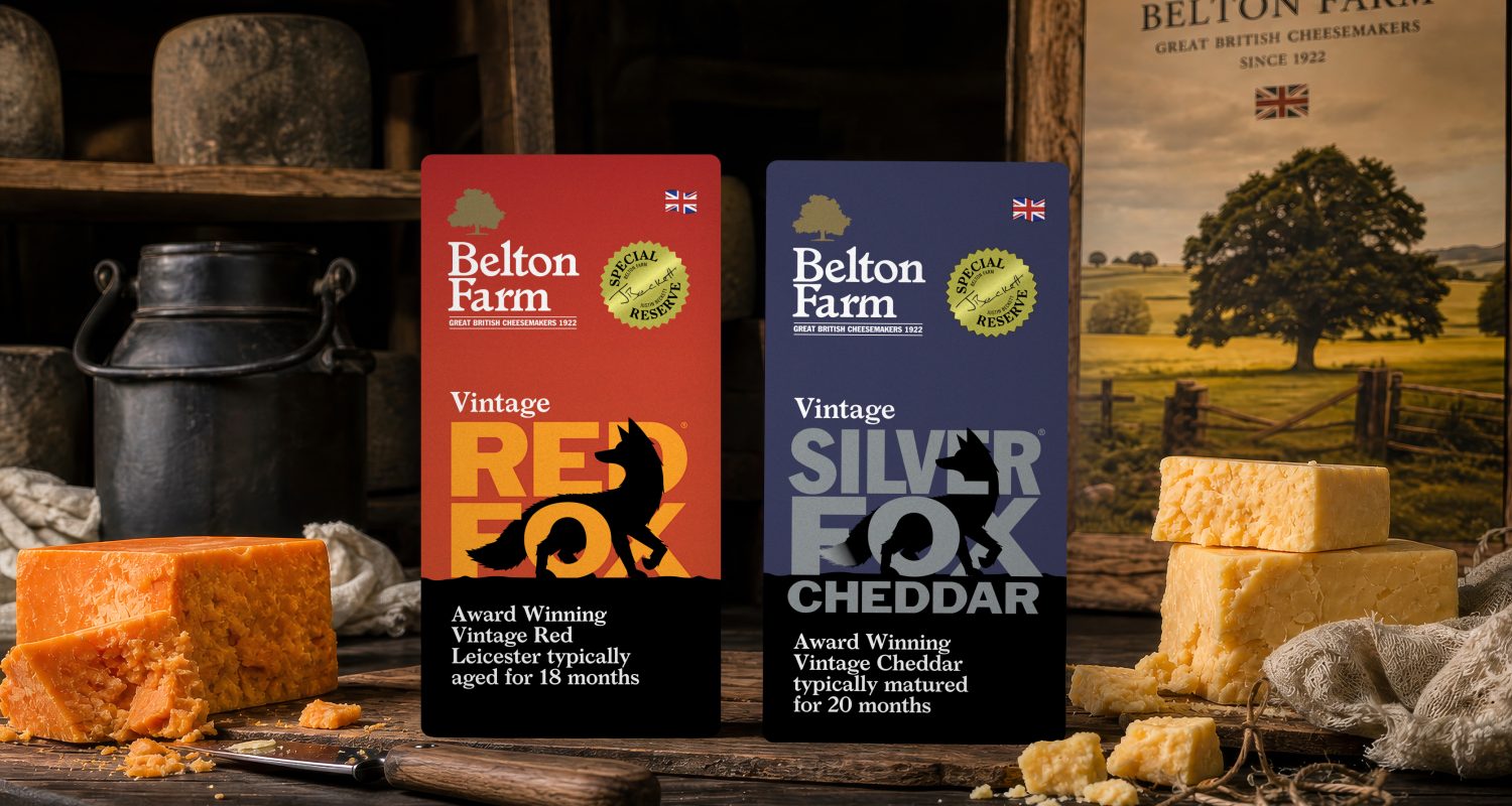 Belton Farm Red Fox and Silver Fox cheese labels