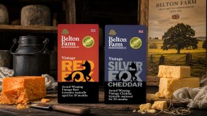 Belton Farm Red Fox and Silver Fox cheese labels