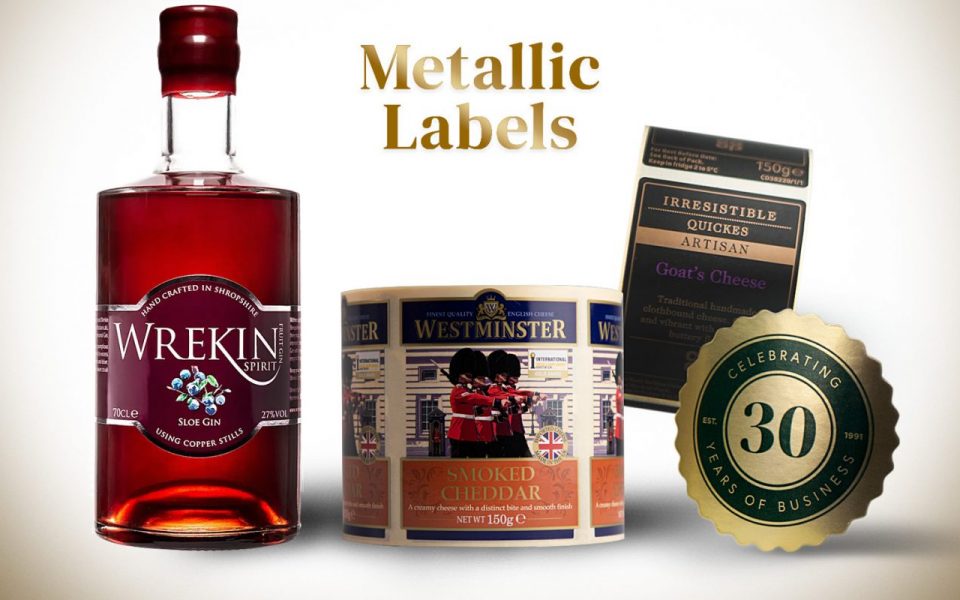 Metallic Labels from Etiquette